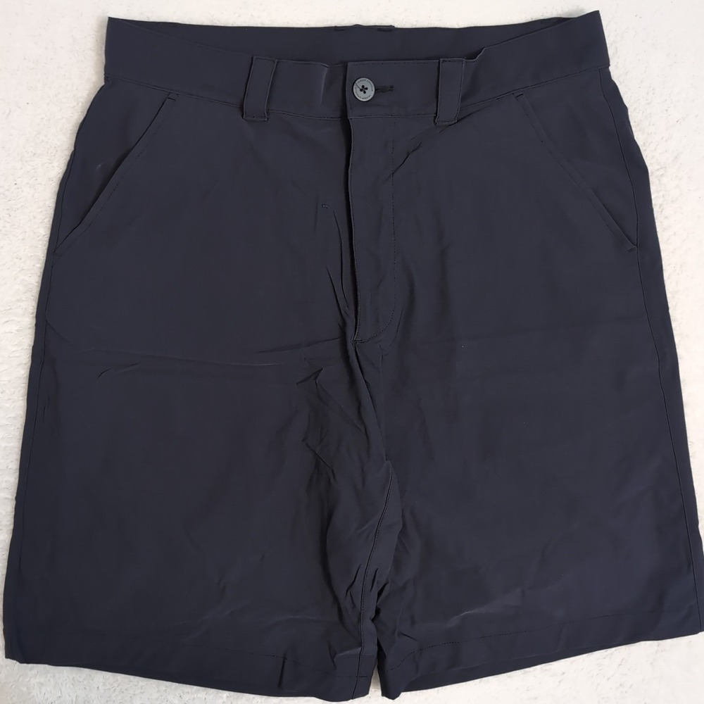 Under Armour Golf Shorts Mens 32 Gray Match Play Nylon Performance Tech Stretch
